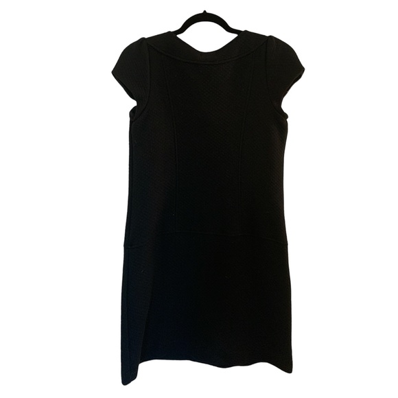 Juicy Couture Quilted Black Shift Dress with Gold Buttons - M - Picture 2 of 6